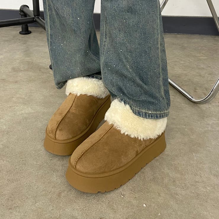 フェイクファー切替ムートンブーツ | non-hedge  | 詳細画像12 