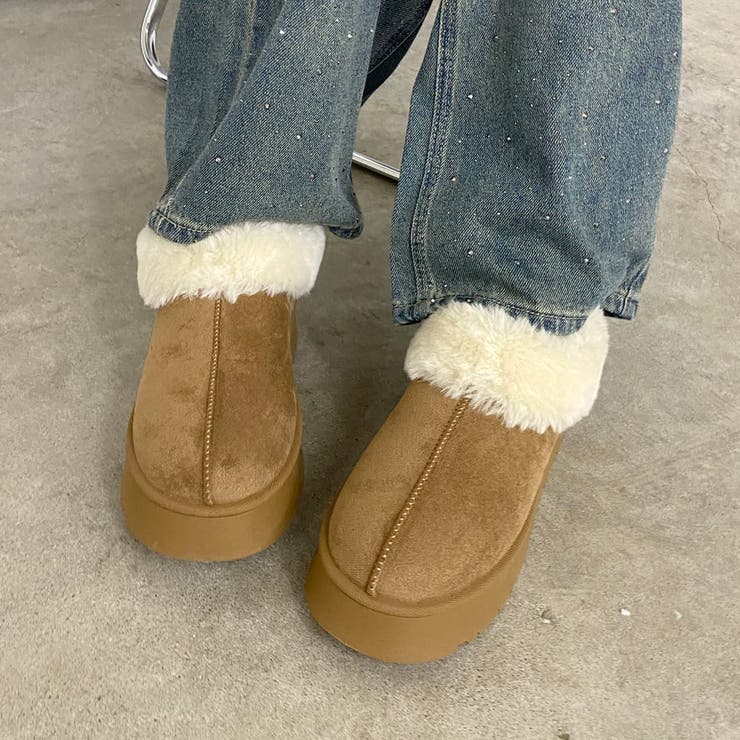 フェイクファー切替ムートンブーツ | non-hedge  | 詳細画像15 