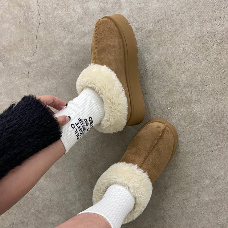 フェイクファー切替ムートンブーツ | non-hedge  | 詳細画像18 