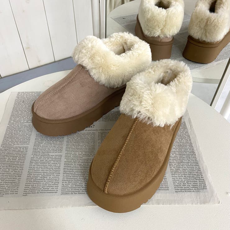 フェイクファー切替ムートンブーツ | non-hedge  | 詳細画像23 