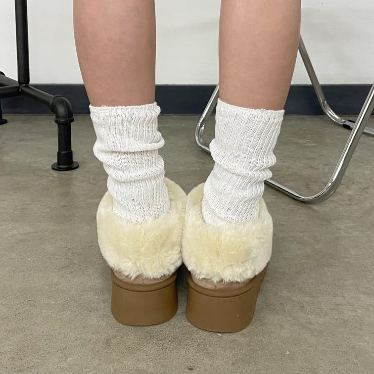 フェイクファー切替ムートンブーツ | non-hedge  | 詳細画像6 