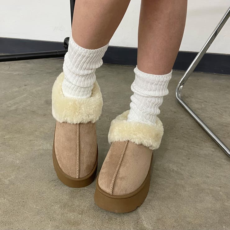 フェイクファー切替ムートンブーツ | non-hedge  | 詳細画像7 