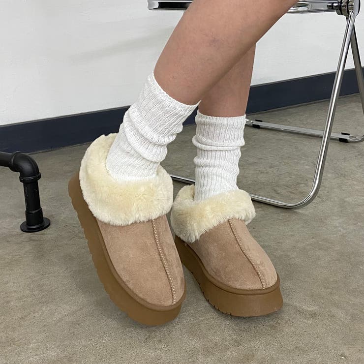 フェイクファー切替ムートンブーツ | non-hedge  | 詳細画像8 