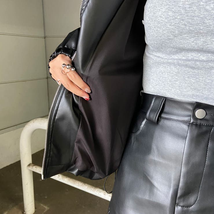 合成皮革ジャケット・スカートセットアップ | non-hedge  | 詳細画像29 