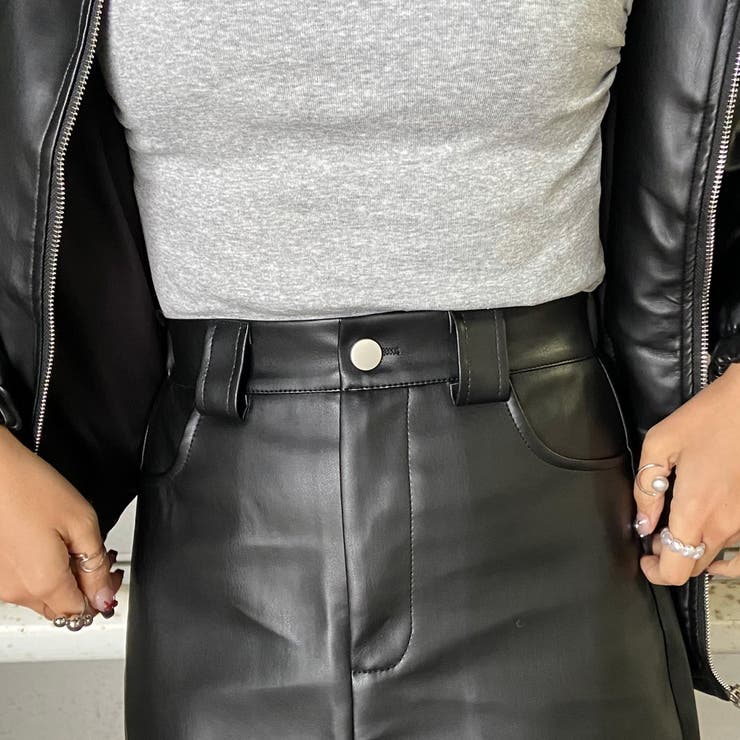 合成皮革ジャケット・スカートセットアップ | non-hedge  | 詳細画像34 