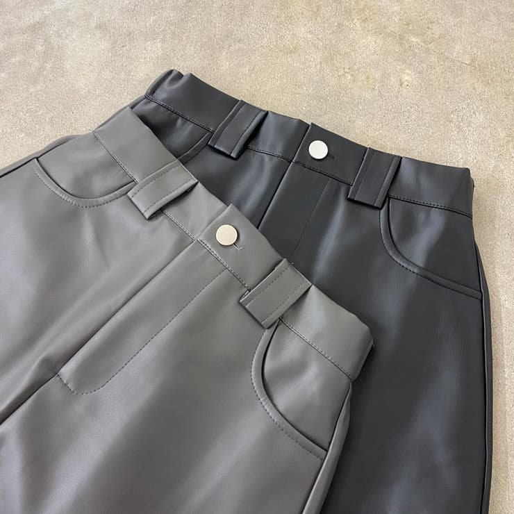 合成皮革ジャケット・スカートセットアップ | non-hedge  | 詳細画像48 