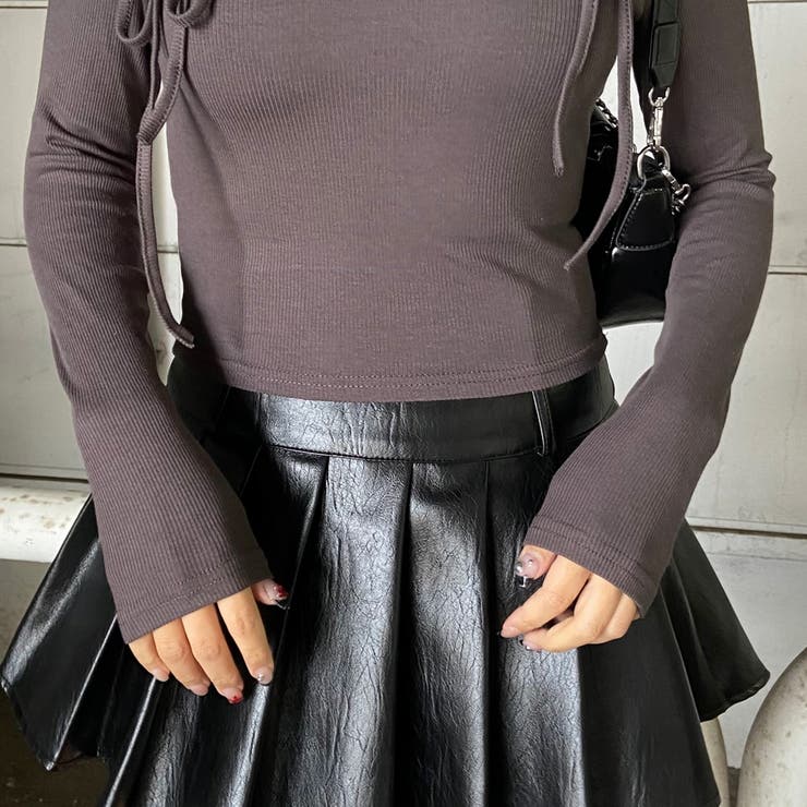 リブオフショルダートップス | non-hedge  | 詳細画像31 