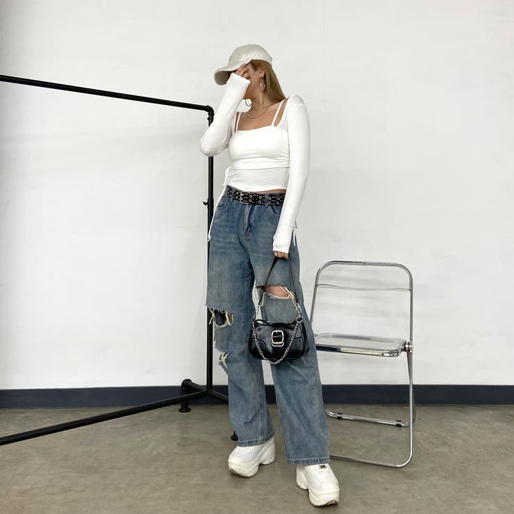 インナー付きサイドドロストトップス | non-hedge  | 詳細画像17 