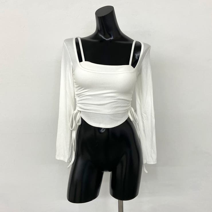 インナー付きサイドドロストトップス | non-hedge  | 詳細画像20 