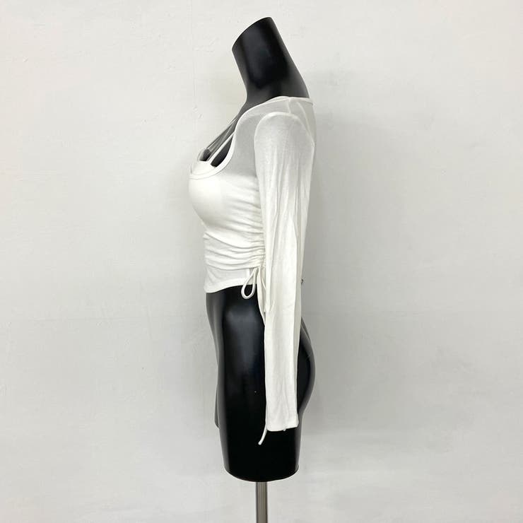 インナー付きサイドドロストトップス | non-hedge  | 詳細画像21 