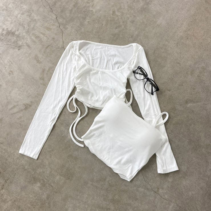 インナー付きサイドドロストトップス | non-hedge  | 詳細画像36 