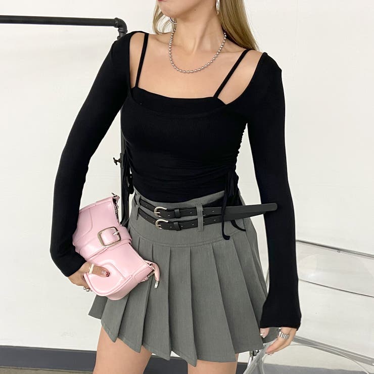 インナー付きサイドドロストトップス | non-hedge  | 詳細画像6 