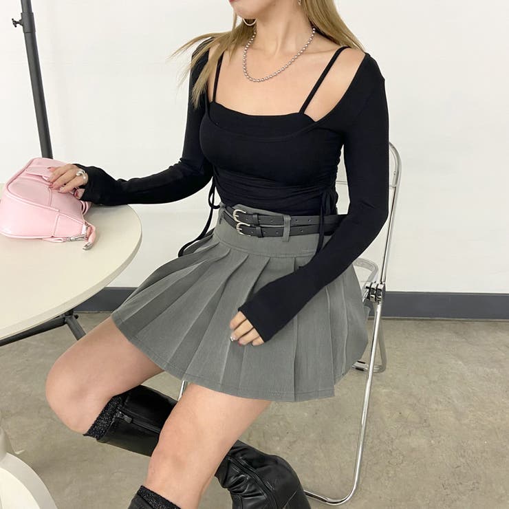 インナー付きサイドドロストトップス | non-hedge  | 詳細画像8 