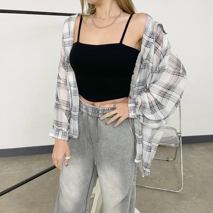 インナー付きサイドドロストトップス | non-hedge  | 詳細画像9 