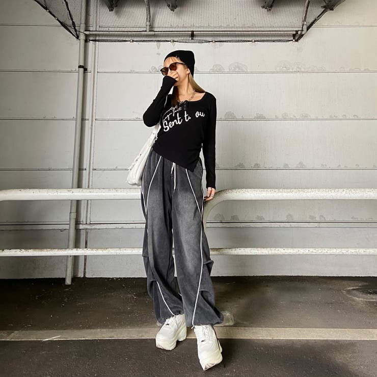 イレギュラーヘムロゴトップス | non-hedge  | 詳細画像9 