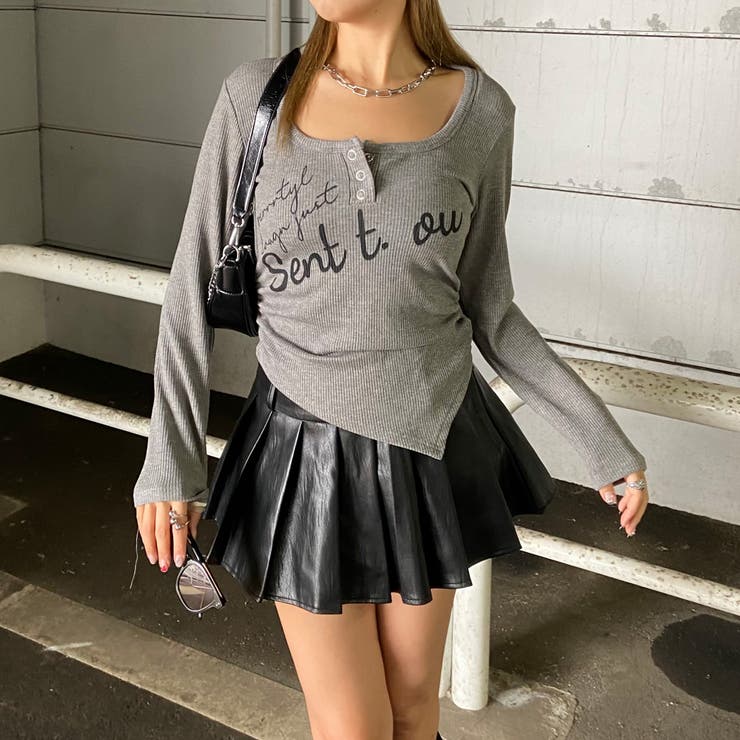 イレギュラーヘムロゴトップス | non-hedge  | 詳細画像5 