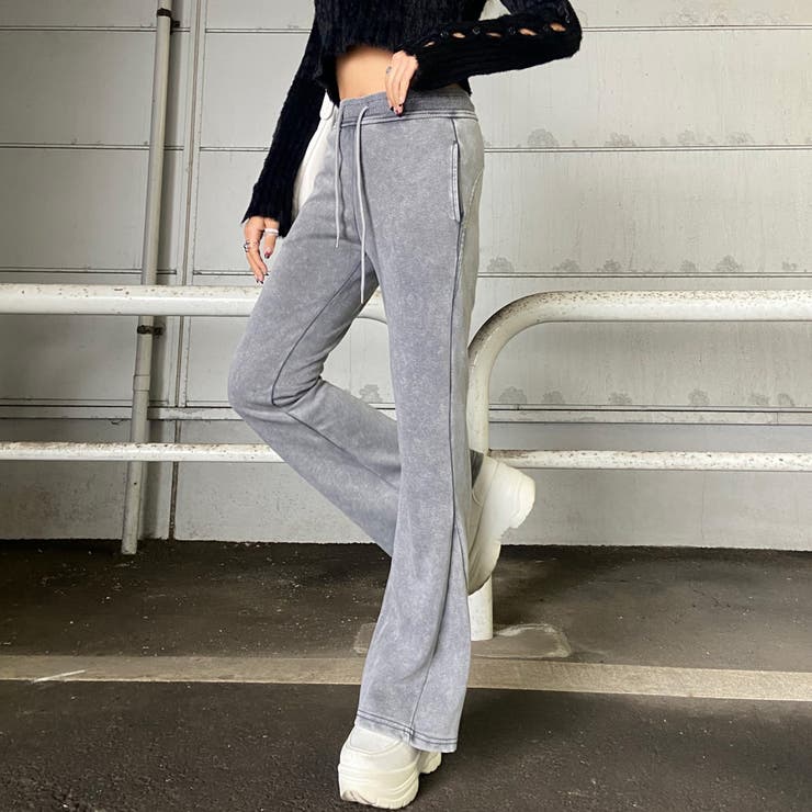 グレー | ブリーチフレアパンツ | non-hedge 