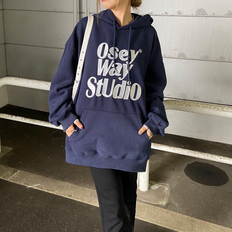 ビッグロゴ刺繍フードチュニック | non-hedge  | 詳細画像10 