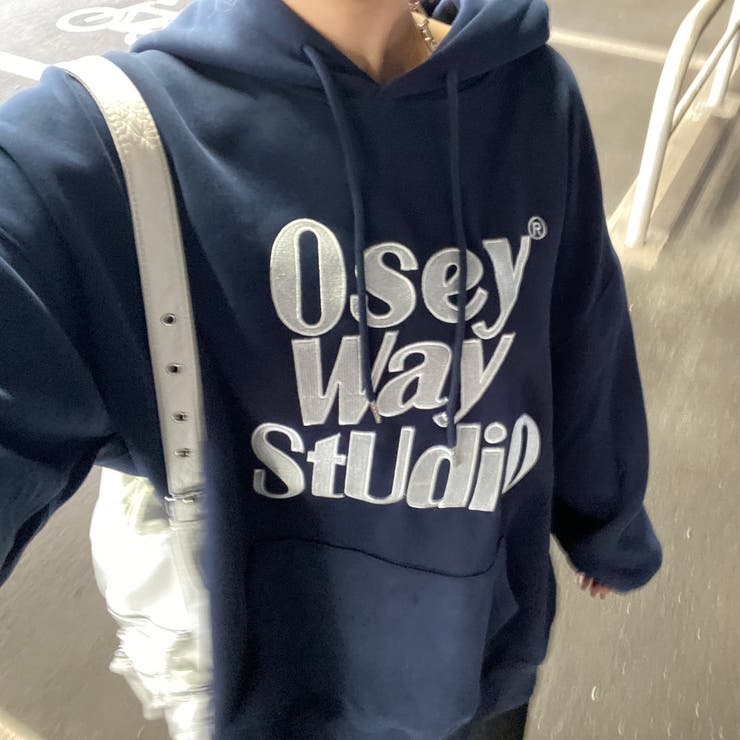 ビッグロゴ刺繍フードチュニック | non-hedge  | 詳細画像11 