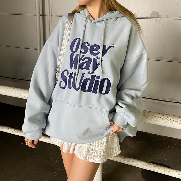 ビッグロゴ刺繍フードチュニック | non-hedge  | 詳細画像16 