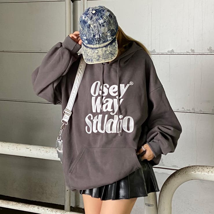 ビッグロゴ刺繍フードチュニック | non-hedge  | 詳細画像20 