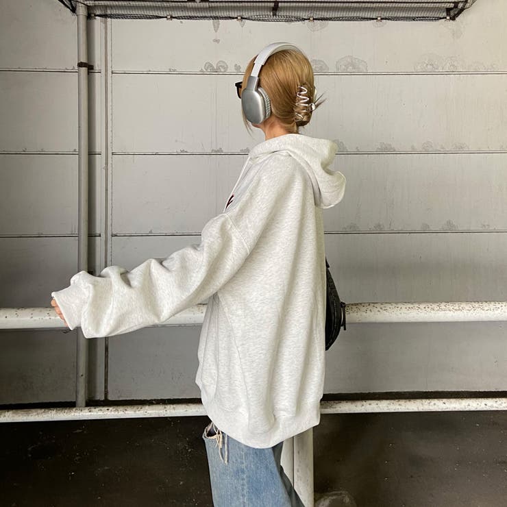 ビッグロゴ刺繍フードチュニック | non-hedge  | 詳細画像27 