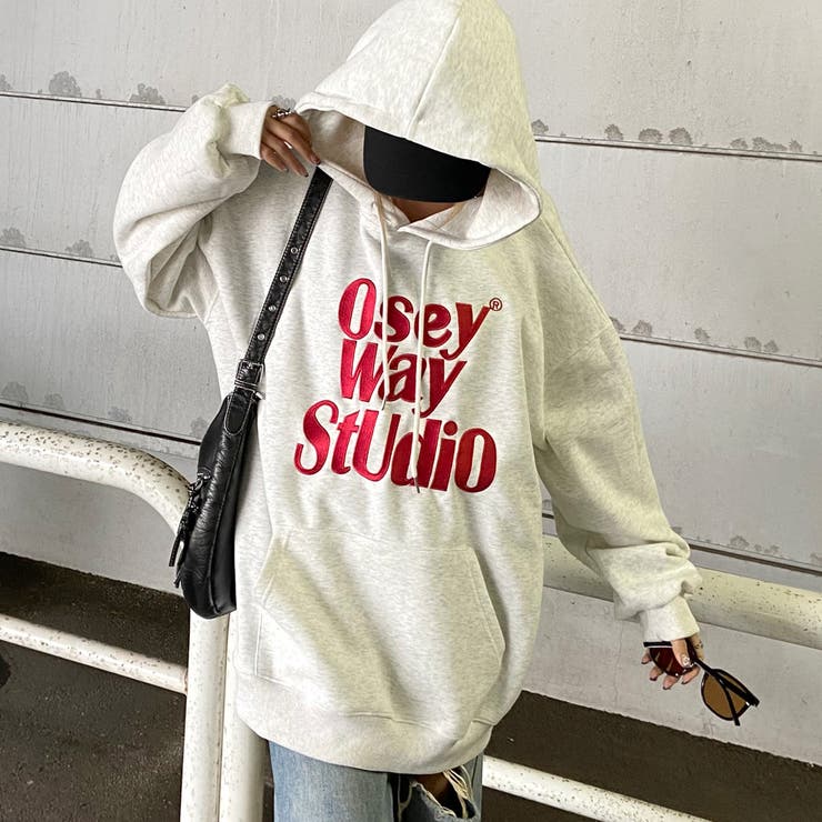 ビッグロゴ刺繍フードチュニック | non-hedge  | 詳細画像30 