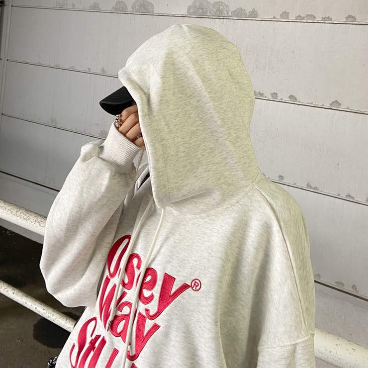 ビッグロゴ刺繍フードチュニック | non-hedge  | 詳細画像31 