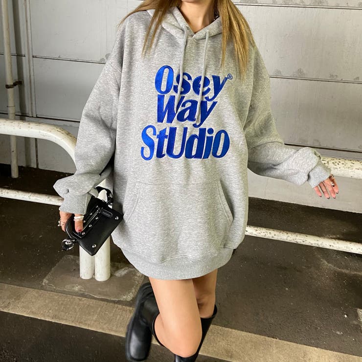 ビッグロゴ刺繍フードチュニック | non-hedge  | 詳細画像4 