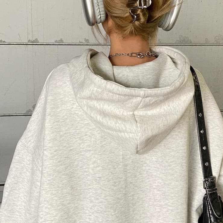 ビッグロゴ刺繍フードチュニック | non-hedge  | 詳細画像36 