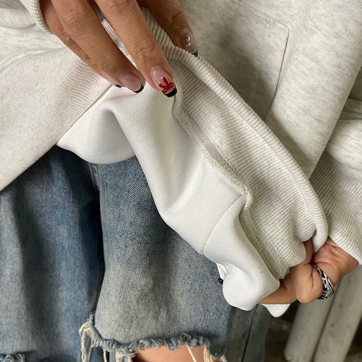 ビッグロゴ刺繍フードチュニック | non-hedge  | 詳細画像39 