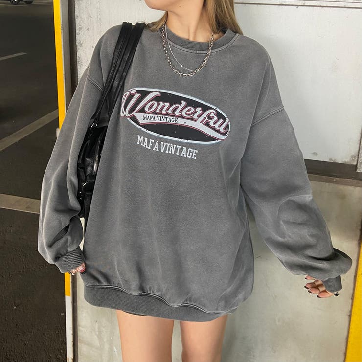 グレー | ブリーチロゴプルオーバー | non-hedge 