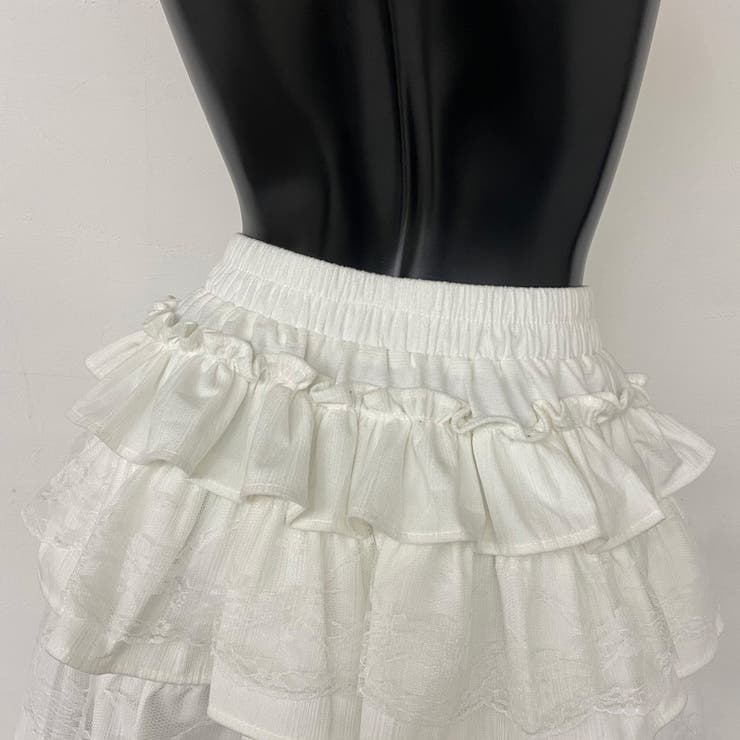 レース切替ティアードスカート | non-hedge  | 詳細画像20 