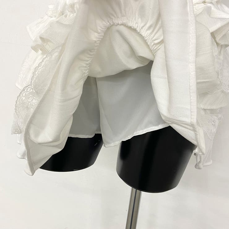 レース切替ティアードスカート | non-hedge  | 詳細画像22 