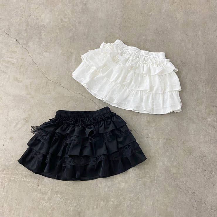 レース切替ティアードスカート | non-hedge  | 詳細画像23 