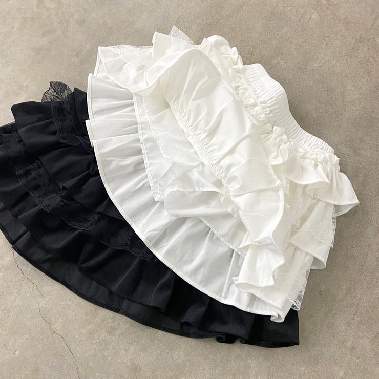 レース切替ティアードスカート | non-hedge  | 詳細画像27 