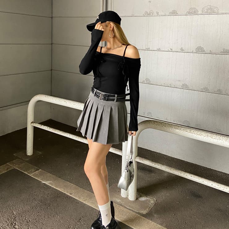 2ベルト付きタックスカート | non-hedge  | 詳細画像23 