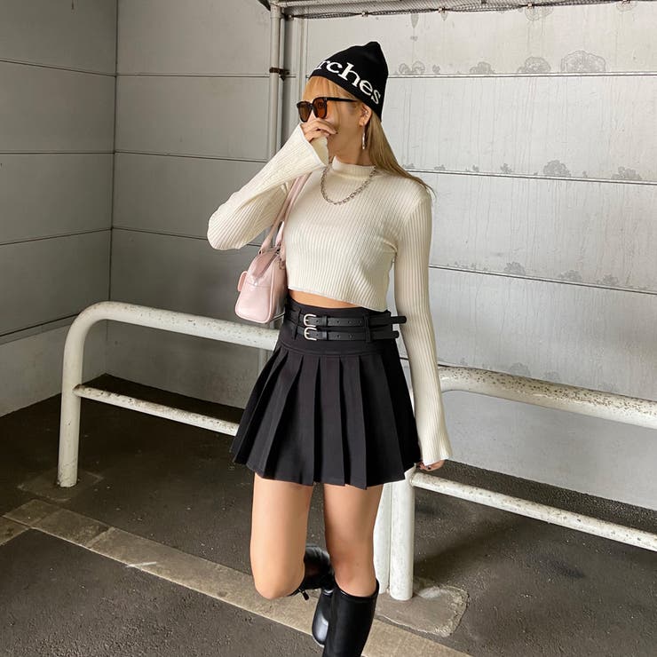 2ベルト付きタックスカート | non-hedge  | 詳細画像5 