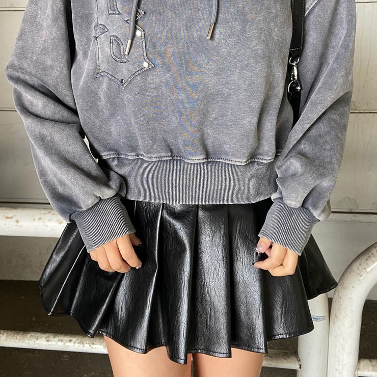 スタッズブリーチロゴフードショート | non-hedge  | 詳細画像23 