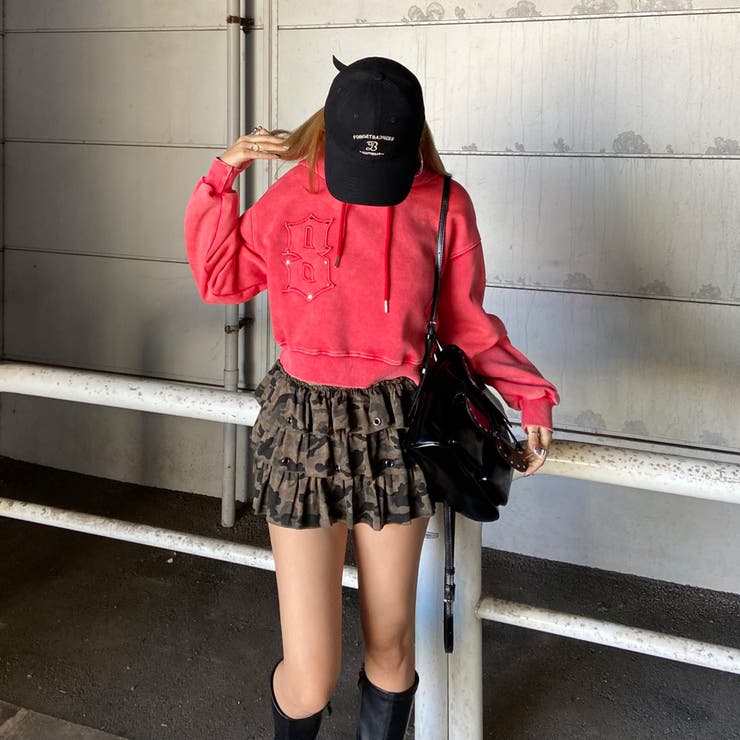 スタッズブリーチロゴフードショート | non-hedge  | 詳細画像29 