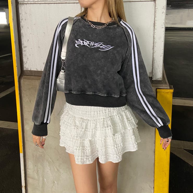 刺繍ロゴラインプルオーバー | non-hedge  | 詳細画像13 