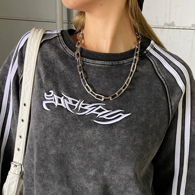 刺繍ロゴラインプルオーバー | non-hedge  | 詳細画像14 