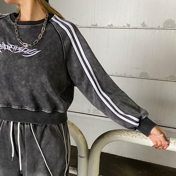 刺繍ロゴラインプルオーバー | non-hedge  | 詳細画像16 