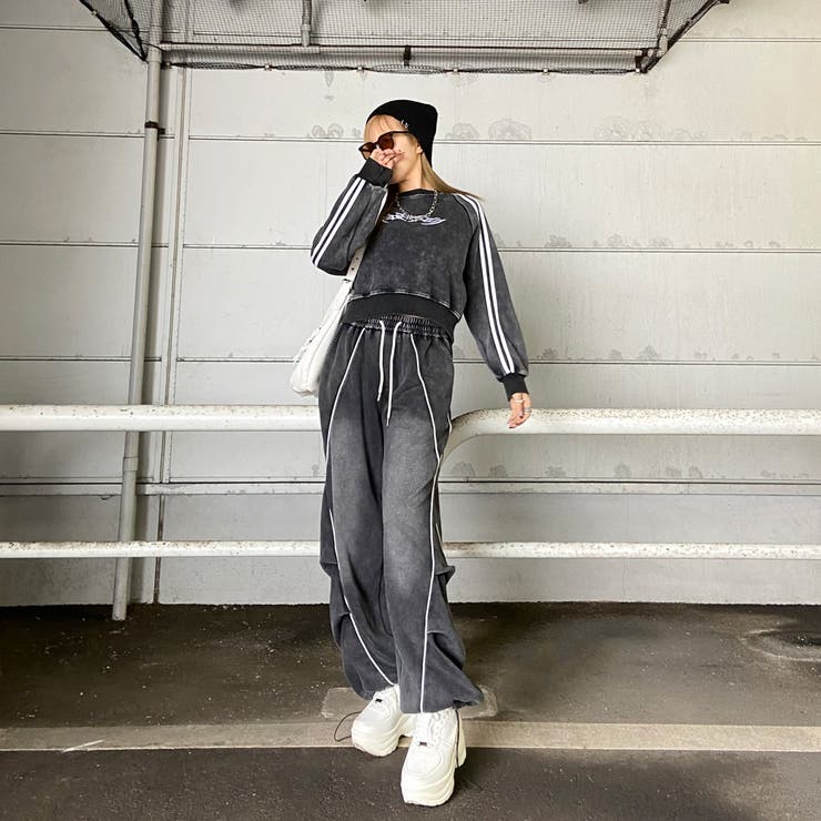 刺繍ロゴラインプルオーバー | non-hedge  | 詳細画像2 