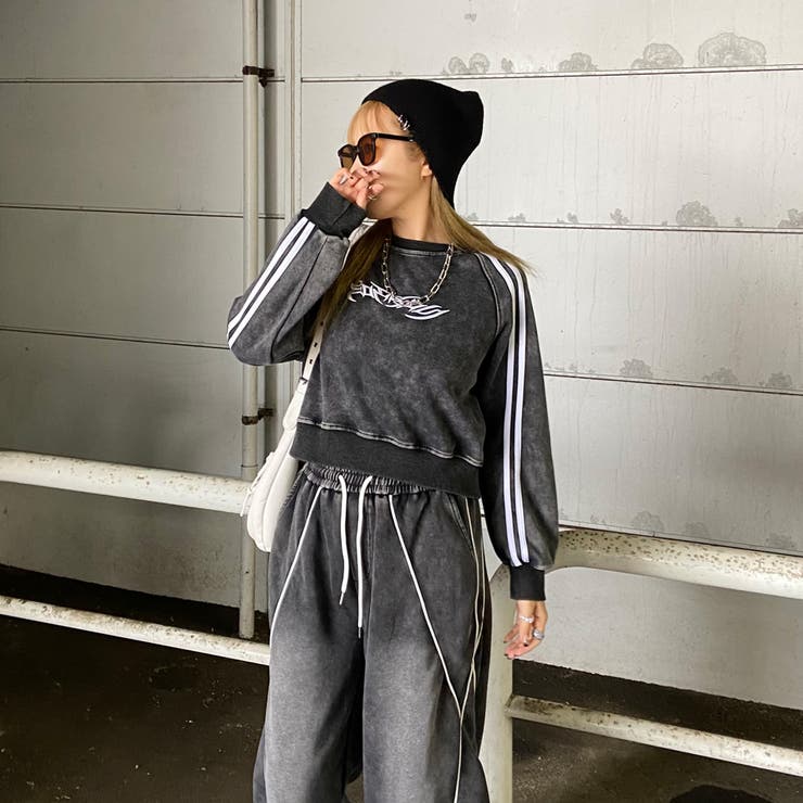 刺繍ロゴラインプルオーバー | non-hedge  | 詳細画像4 