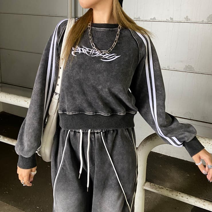 刺繍ロゴラインプルオーバー | non-hedge  | 詳細画像7 