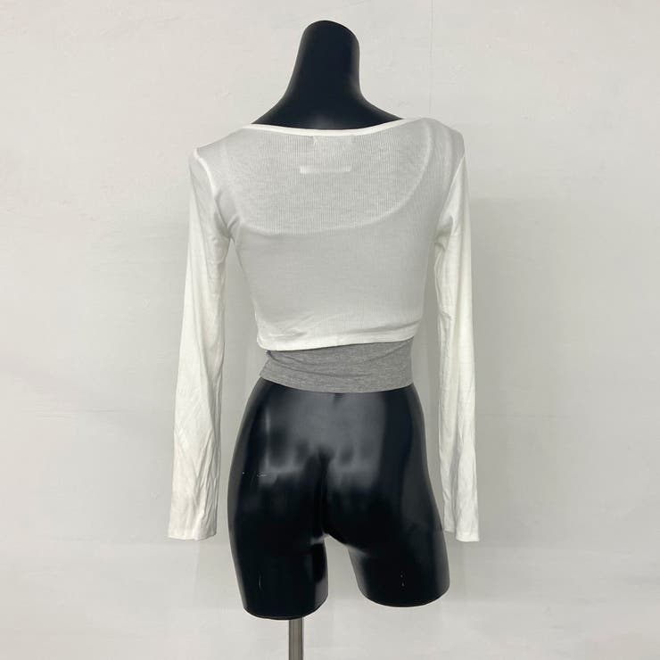 インナー付きショートトップス | non-hedge  | 詳細画像29 