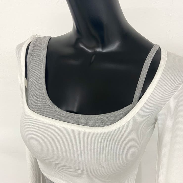 インナー付きショートトップス | non-hedge  | 詳細画像30 