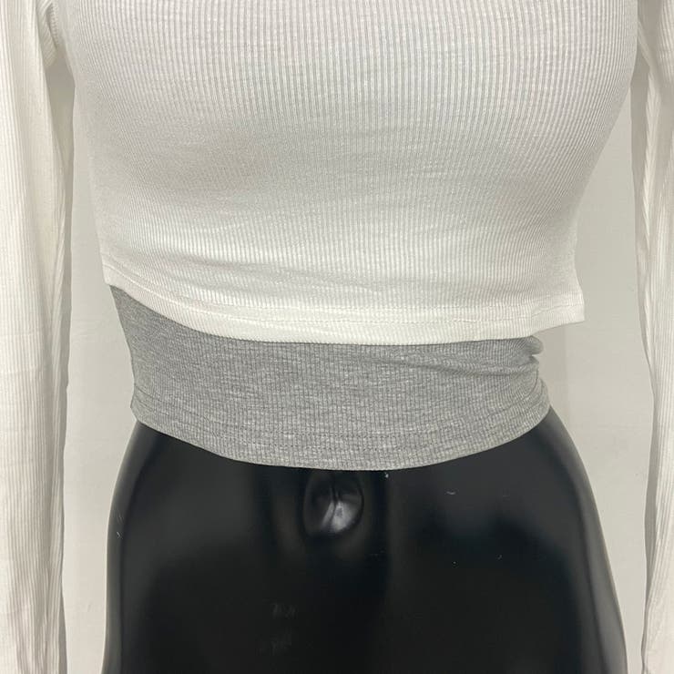 インナー付きショートトップス | non-hedge  | 詳細画像32 