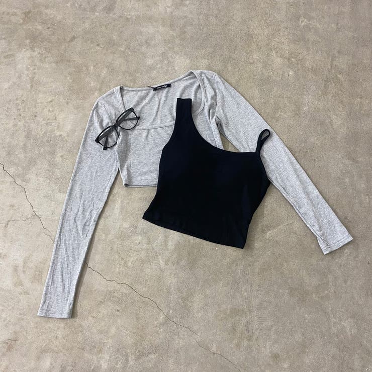 インナー付きショートトップス | non-hedge  | 詳細画像38 